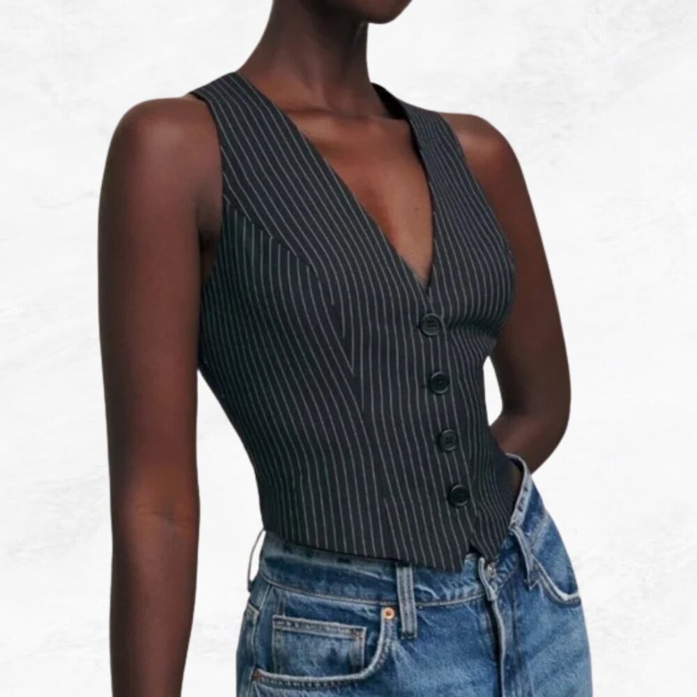 Reformation Devin Twill Vest